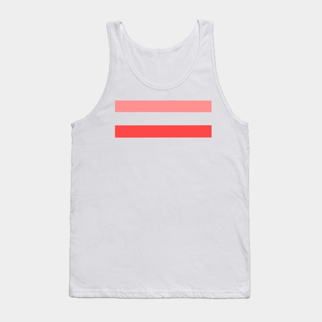 Pink Stripes Tank Top by MacSquiddles